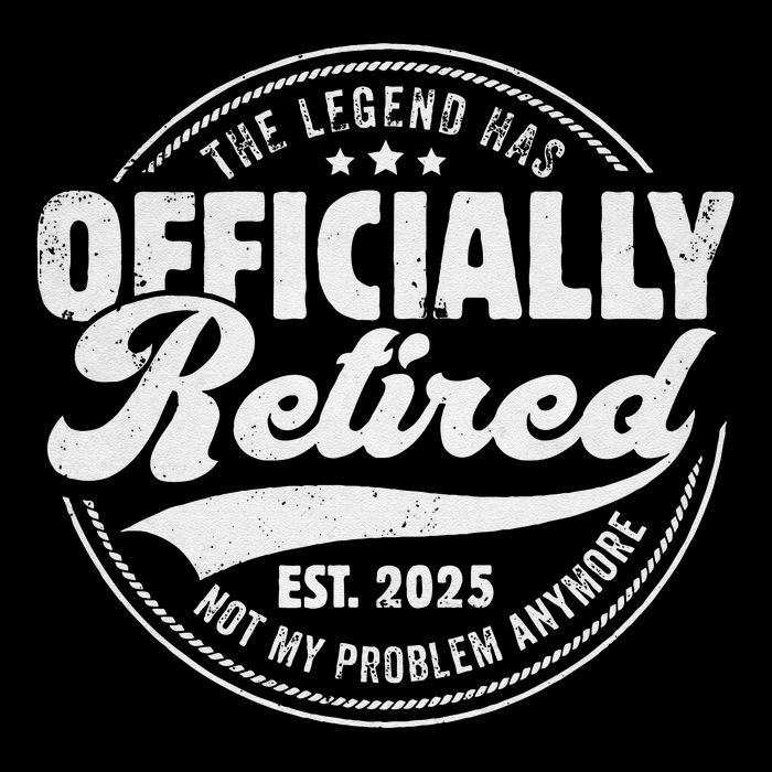 Retirement 2025 Retired 2025 Not My Problem Anymore Vintage Gift Drawstring Bag