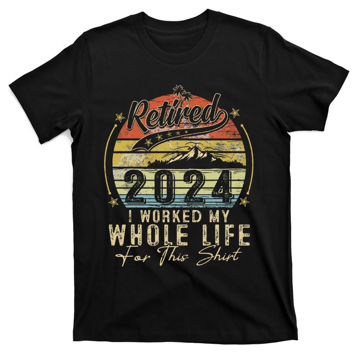 Retired 2024 Retirement Humor T-Shirt