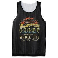 Retired 2024 Retirement Humor Mesh Reversible Basketball Jersey Tank