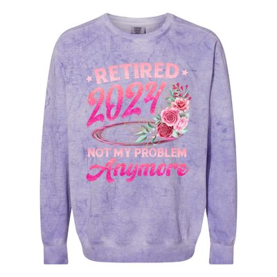 Retire 2024 Colorblast Crewneck Sweatshirt