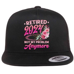 Retire 2024 Flat Bill Trucker Hat