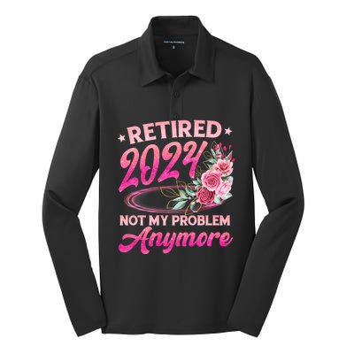 Retire 2024 Silk Touch Performance Long Sleeve Polo