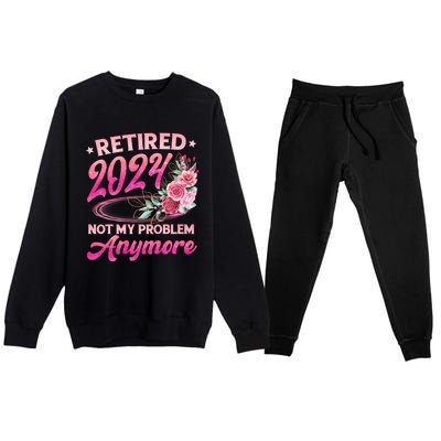 Retire 2024 Premium Crewneck Sweatsuit Set