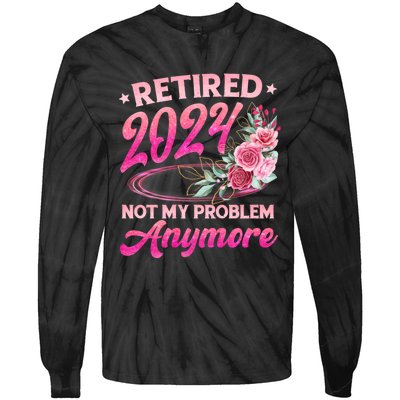 Retire 2024 Tie-Dye Long Sleeve Shirt