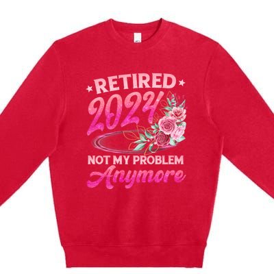 Retire 2024 Premium Crewneck Sweatshirt