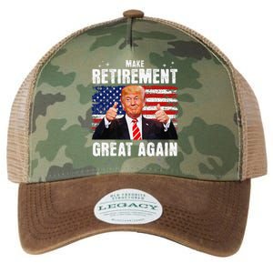 Retired 2025 Retirement 2025 Retiring 2025 Trump Great Again Gift Legacy Tie Dye Trucker Hat