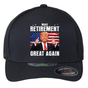 Retired 2025 Retirement 2025 Retiring 2025 Trump Great Again Gift Flexfit Unipanel Trucker Cap