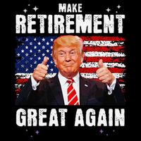 Retired 2025 Retirement 2025 Retiring 2025 Trump Great Again Gift Women's Crop Top Tee