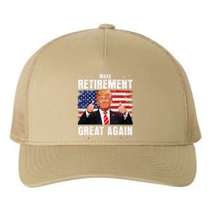 Retired 2025 Retirement 2025 Retiring 2025 Trump Great Again Gift Yupoong Adult 5-Panel Trucker Hat