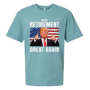 Retired 2025 Retirement 2025 Retiring 2025 Trump Great Again Gift Sueded Cloud Jersey T-Shirt