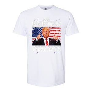 Retired 2025 Retirement 2025 Retiring 2025 Trump Great Again Gift Softstyle CVC T-Shirt