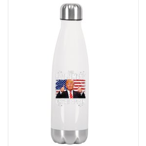 Retired 2025 Retirement 2025 Retiring 2025 Trump Great Again Gift Stainless Steel Insulated Water Bottle