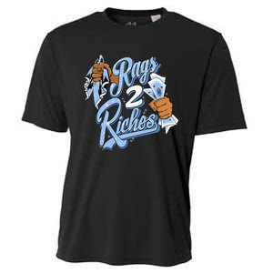 Rags 2 Riches Blue Matching Tee For Men Women Cooling Performance Crew T-Shirt