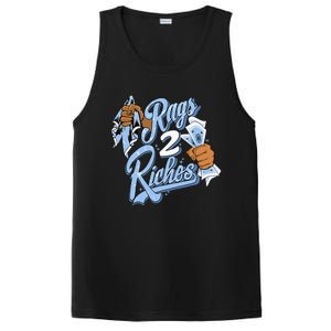 Rags 2 Riches Blue Matching Tee For Men Women PosiCharge Competitor Tank