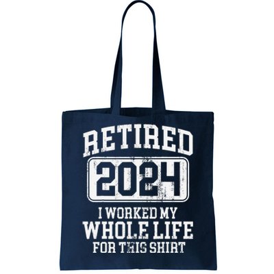 Retired 2024 Retirement Tote Bag