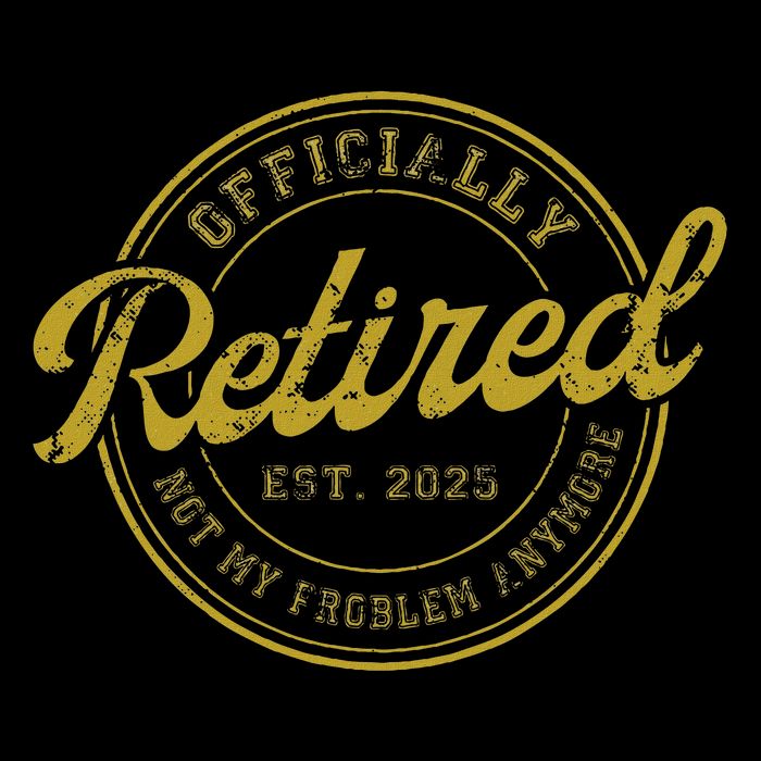 Retirement 2025 Retired 2025 Not My Problem Anymore Vintage Flat Bill Trucker Hat