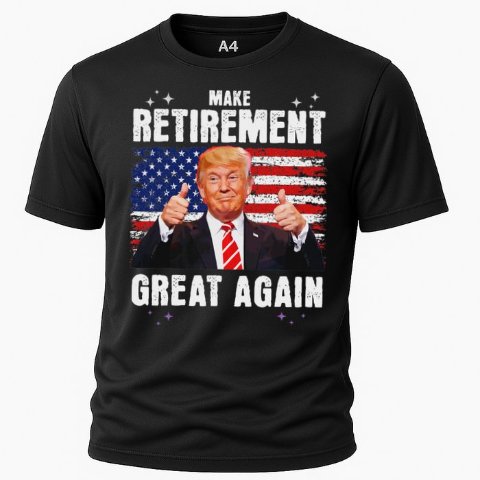 Retired 2025 Retirement 2025 Retiring 2025 Trump Great Again Cooling Performance Crew T-Shirt