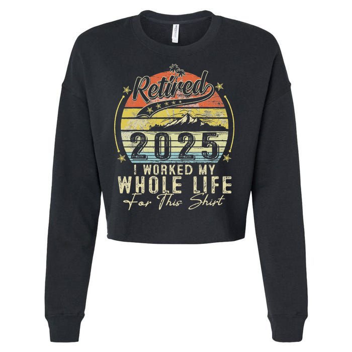 Retired 2025 Cropped Pullover Crew