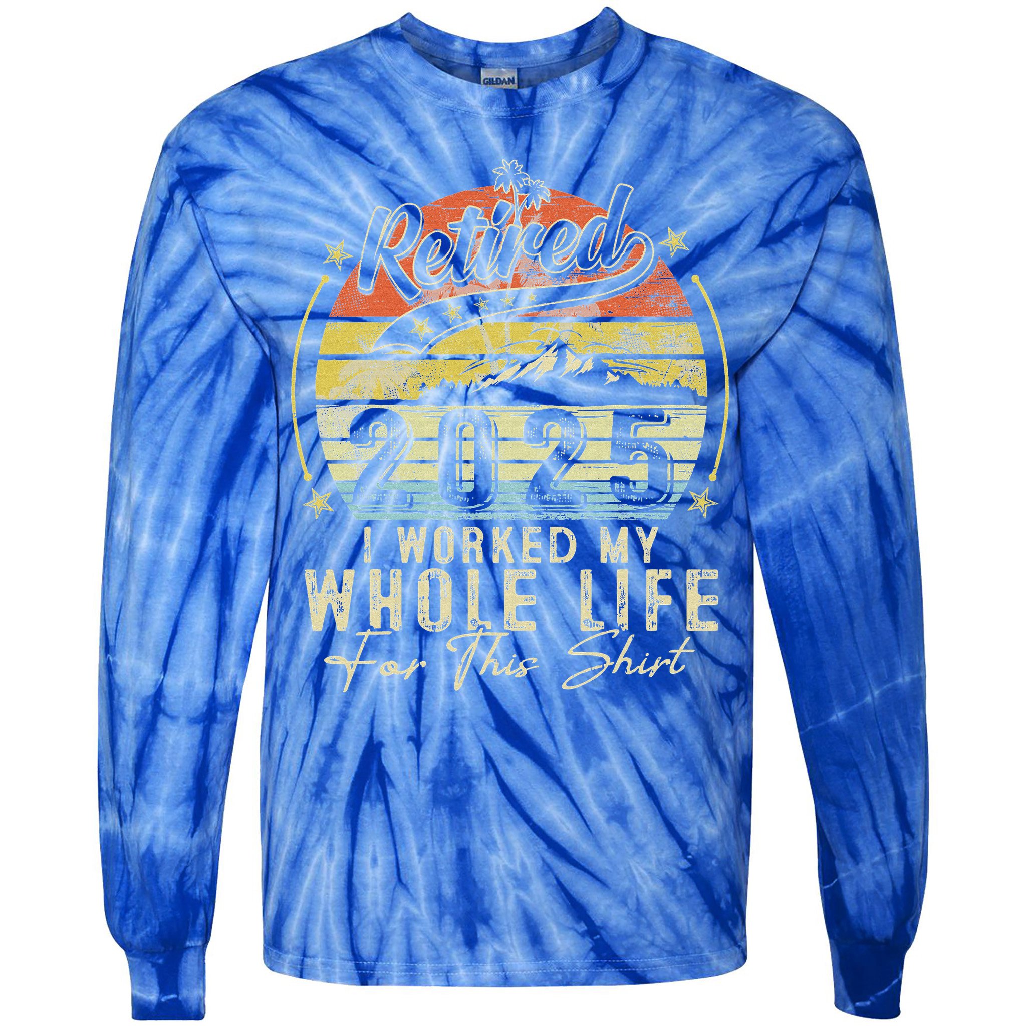 Retired 2025 Tie-Dye Long Sleeve Shirt