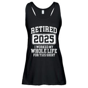 Retired 2025 Retirement For Humor Ladies Essential Flowy Tank