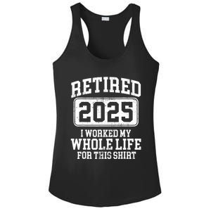 Retired 2025 Retirement For Humor Ladies PosiCharge Competitor Racerback Tank