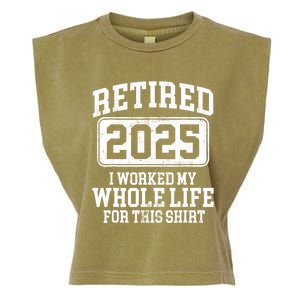 Retired 2025 Retirement For Humor Garment-Dyed Women's Muscle Tee