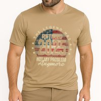 Retirement 2025 Retired Not My Problem Anymore American Flag Performance Shirt