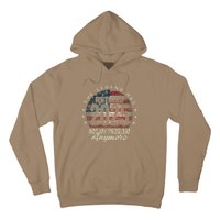 Retirement 2025 Retired Not My Problem Anymore American Flag Hoodie