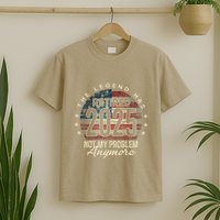 Retirement 2025 Retired Not My Problem Anymore American Flag T-Shirt