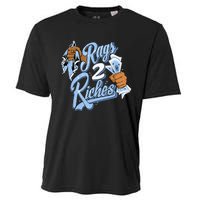 Rags 2 Riches Blue Matching Women Cooling Performance Crew T-Shirt