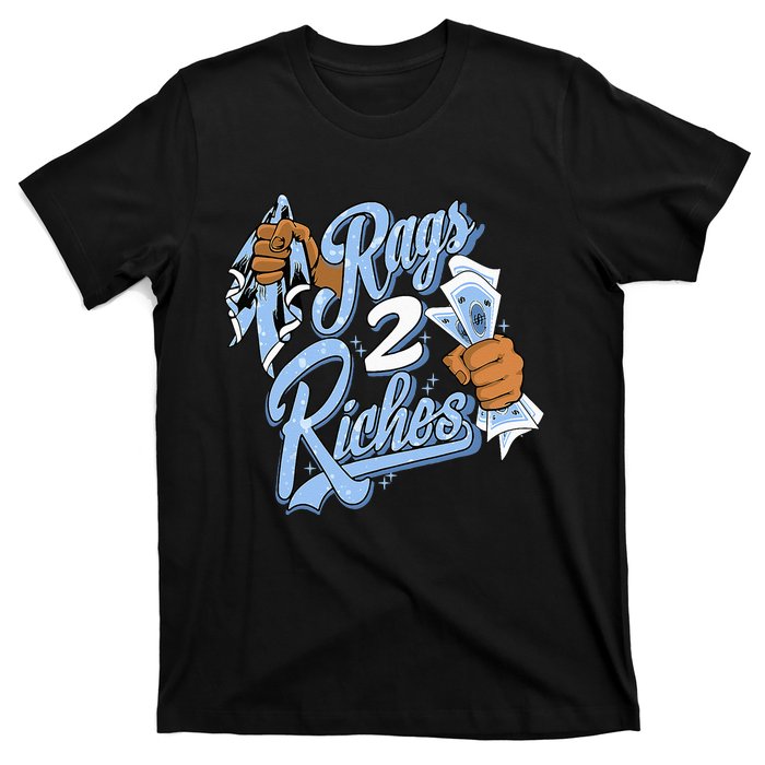 Rags 2 Riches Blue Matching Women T-Shirt