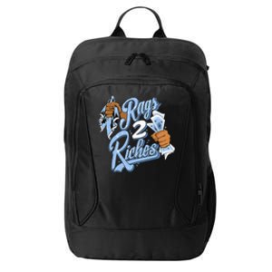 Rags 2 Riches Blue Matching Women City Backpack