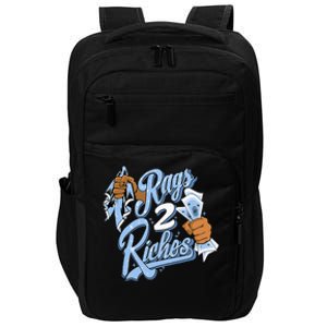 Rags 2 Riches Blue Matching Women Impact Tech Backpack