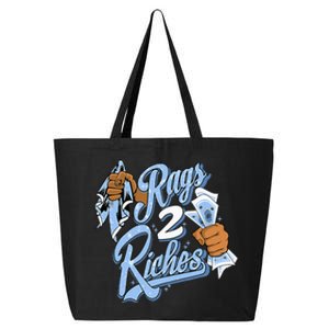 Rags 2 Riches Blue Matching Women 25L Jumbo Tote