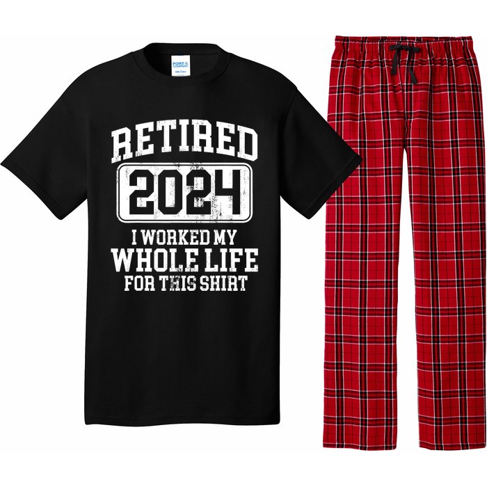 Retired 2024 Retirement Humor Pajama Set