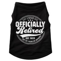 Retirement 2025 Retired 2025 Not My Problem Anymore Vintage Doggie Tank