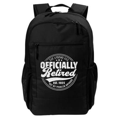 Retirement 2025 Retired 2025 Not My Problem Anymore Vintage Backpack
