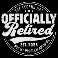 Retirement 2025 Retired 2025 Not My Problem Anymore Vintage Baby Bodysuit