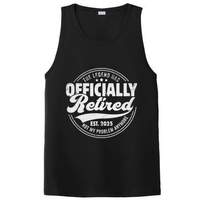 Retirement 2025 Retired 2025 Not My Problem Anymore Vintage PosiCharge Competitor Tank