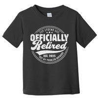 Retirement 2025 Retired 2025 Not My Problem Anymore Vintage Toddler T-Shirt