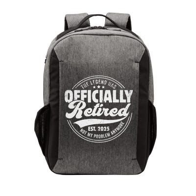 Retirement 2025 Retired 2025 Not My Problem Anymore Vintage Vector Backpack