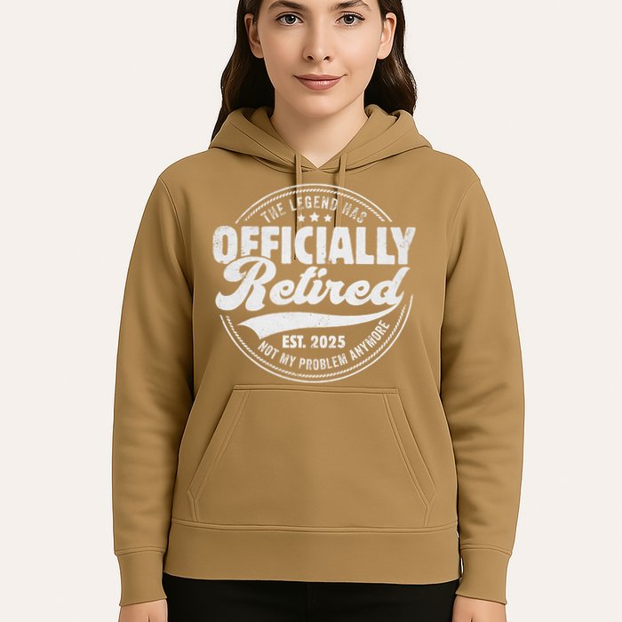 Retirement 2025 Retired 2025 Not My Problem Anymore Vintage Hoodie