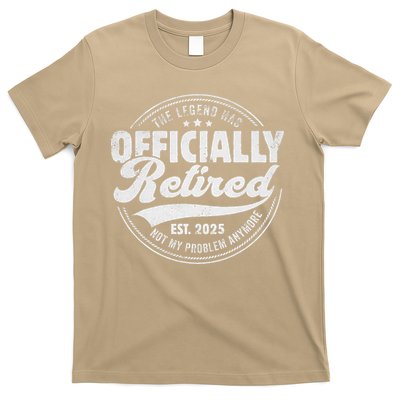 Retirement 2025 Retired 2025 Not My Problem Anymore Vintage T-Shirt