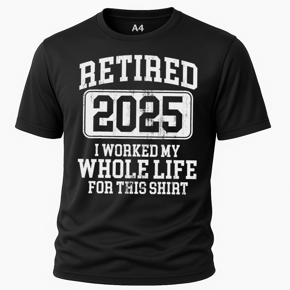 Retired 2025 Retirement Cooling Performance Crew T-Shirt