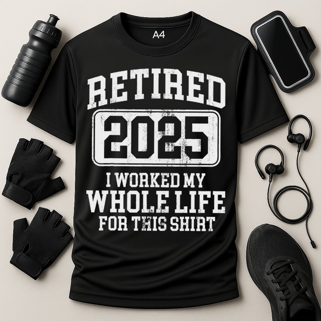 Retired 2025 Retirement Cooling Performance Crew T-Shirt