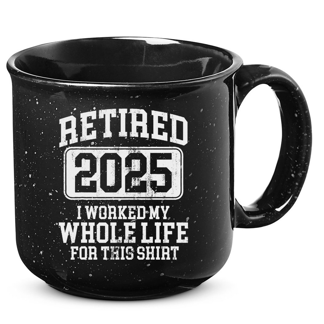 Retired 2025 Retirement 15oz Campfire Ceramic Mug
