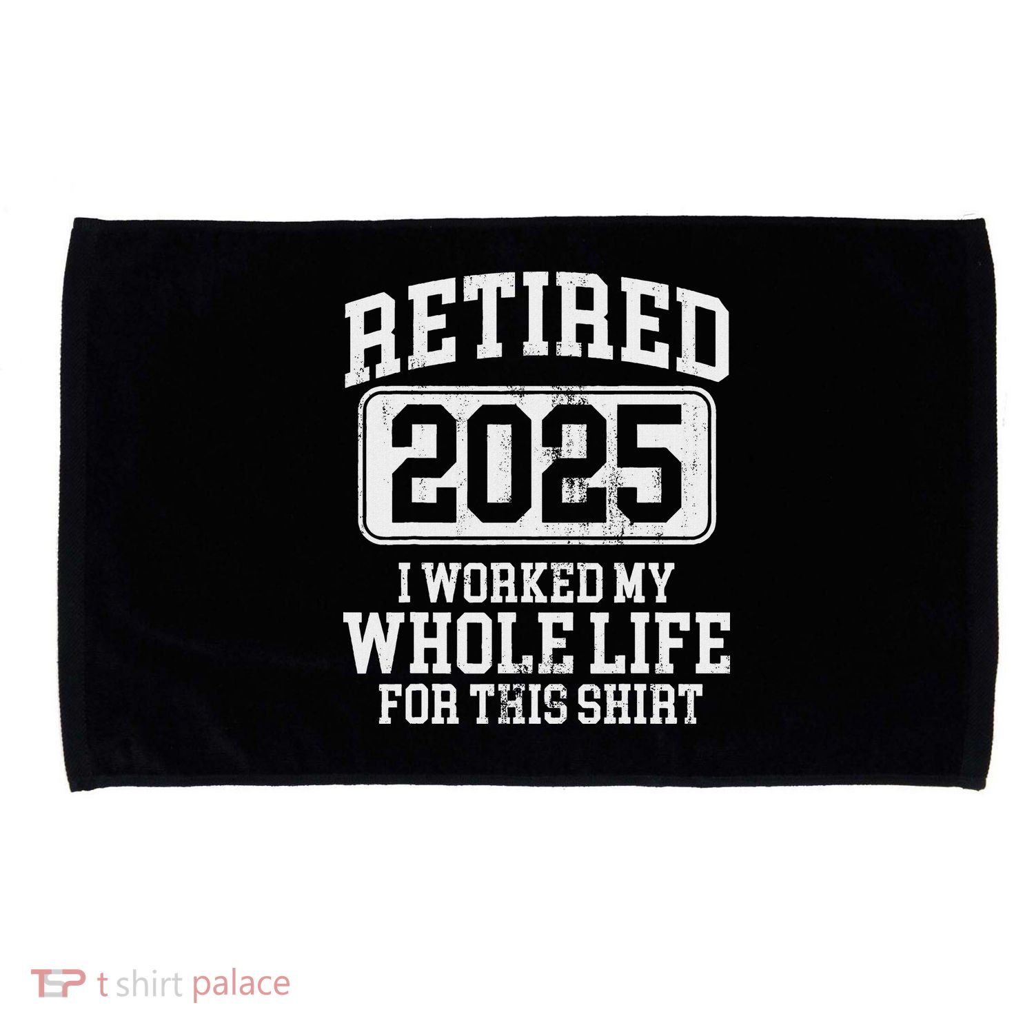 Retired 2025 Retirement Microfiber Hand Towel