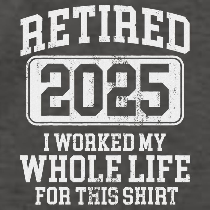 Retired 2025 Retirement Vector Backpack