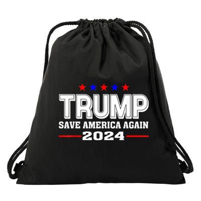 Rump 2024 Save America Again Republican Election Political Drawstring Bag