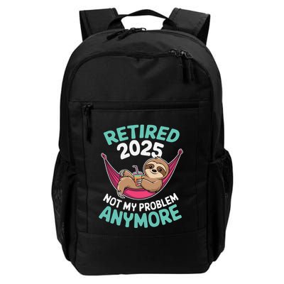 Retired 2025 Sloth Not My Problem Anymore Backpack